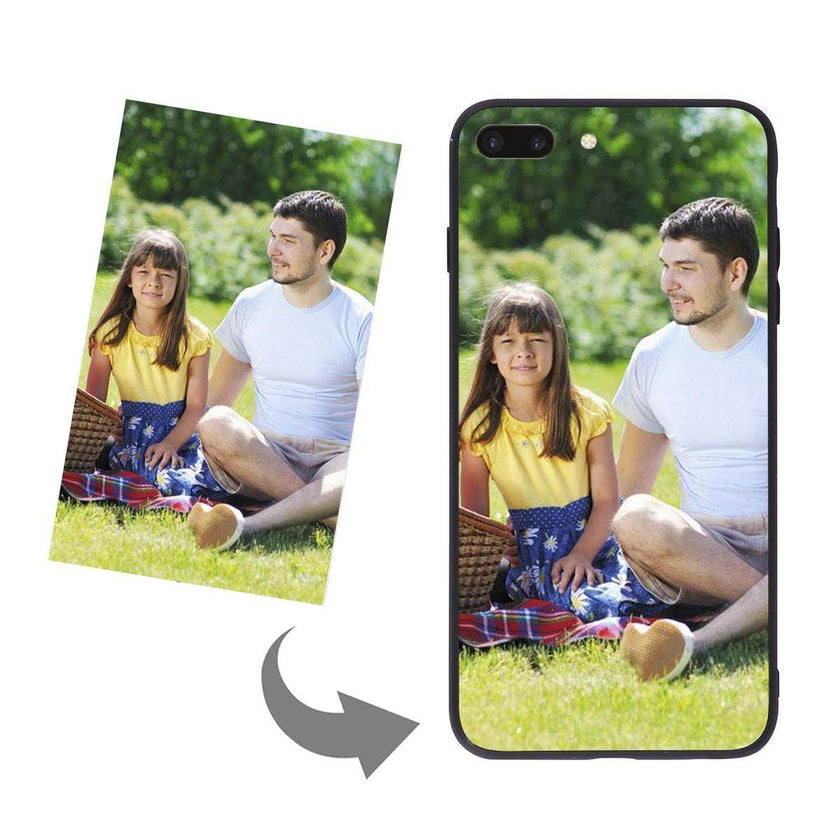 Personalized Customized phone case tempered glass case for iphone and Samsung