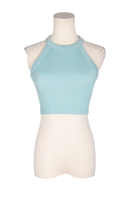 AERIE Women Crop Tops Regular fit in Blue - M