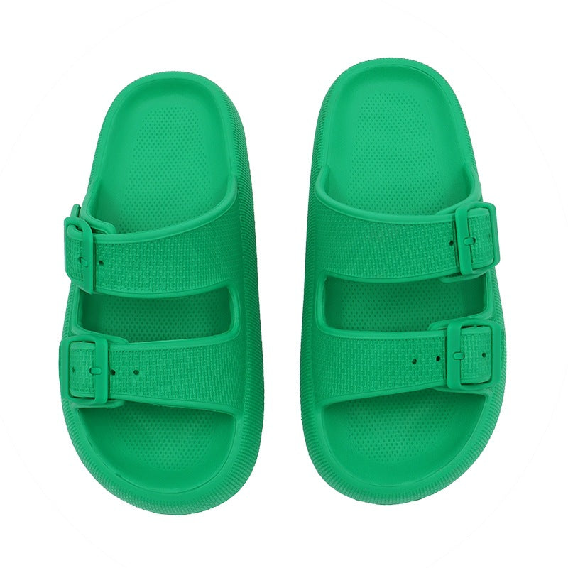 Women's Thick-Sole EVA Sandals & Slippers – Massage, Breathable, Indoor/Outdoor (Sizes 35–45)
