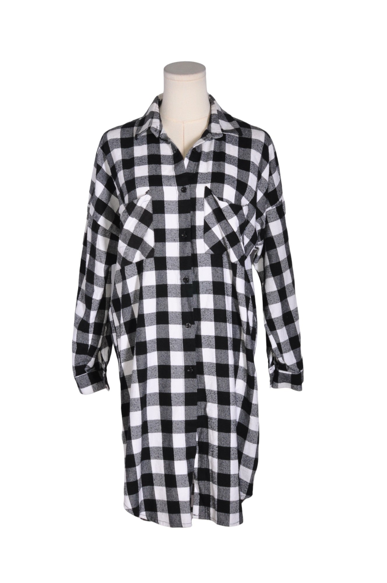 UNBRANDED Women Shirt Dresses Regular fit in Black - M