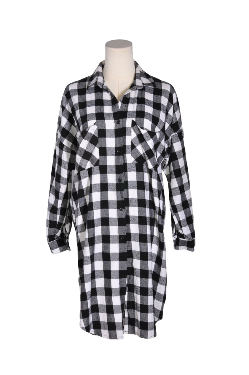UNBRANDED Women Shirt Dresses Regular fit in Black - M