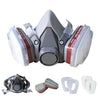 7in1 Half Face Gas Mask Facepiece Spray Painting Respirator Reusable Safety protective mask