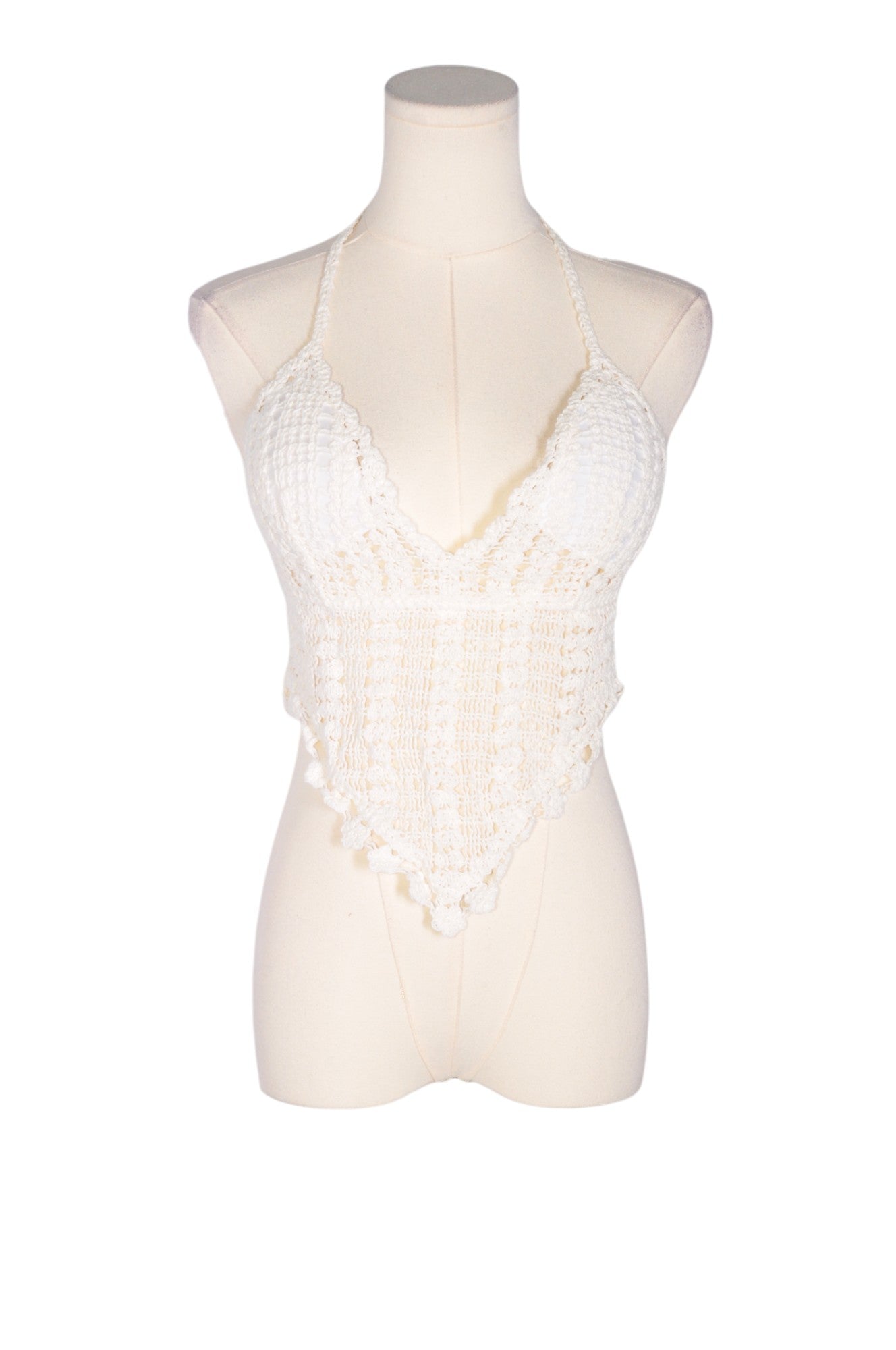 SHEIN Women Halter Tops Regular fit in White - 6