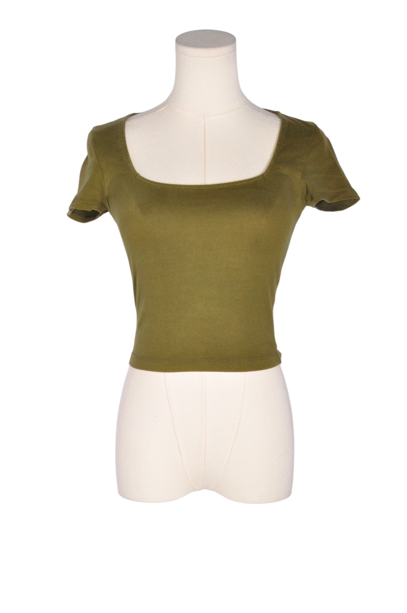 CHARLOTTE RUSSE Women Crop Tops Regular fit in Green - XS