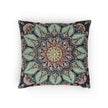 Mandala Floral Mosaic Woven Pillow | Boho Decorative Cushion Cover