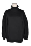 ZARA Women Turtleneck Tops Regular fit in Black - M