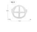 Three-dimensional disposable protective 3D mask stereo bracket