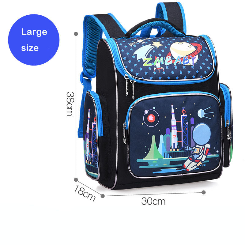 Cartoon Owl Kids School Backpack – 3D Cute Children's Bag (Blue, Purple, Rose Red)
