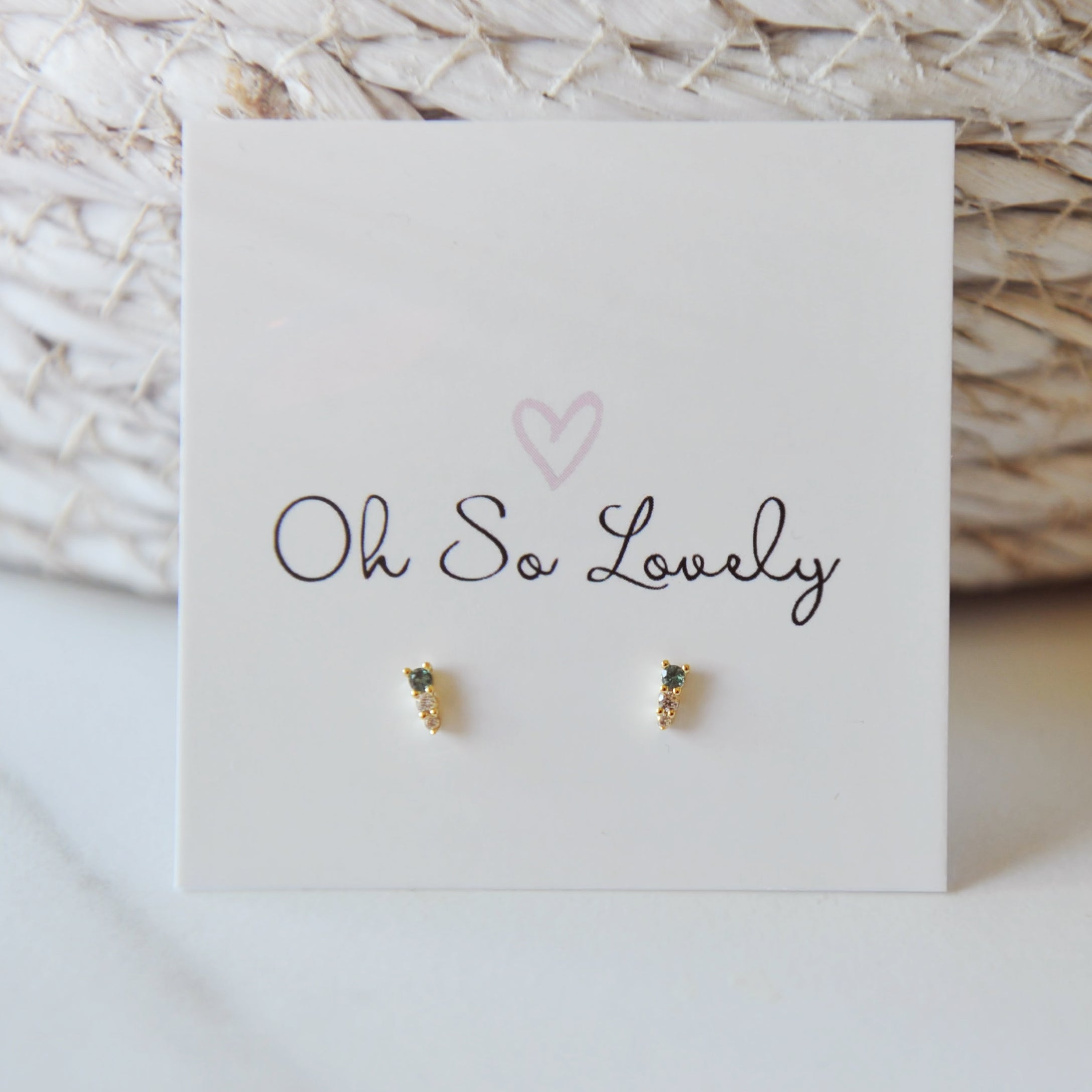 Jasmine Crystal Stud Earrings