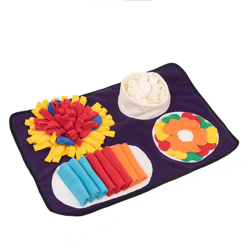 Dog Snuffle Mat – Interactive Nose Work Feeding Puzzle for Mental Stimulation & Slow Feeding