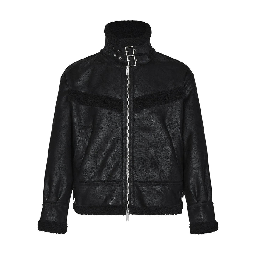 All-in-one Buckled Cotton Coat Jacket Men