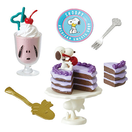 Snoopy American Sweets Shop (1 Random Box) (Re-ment Blind Box)