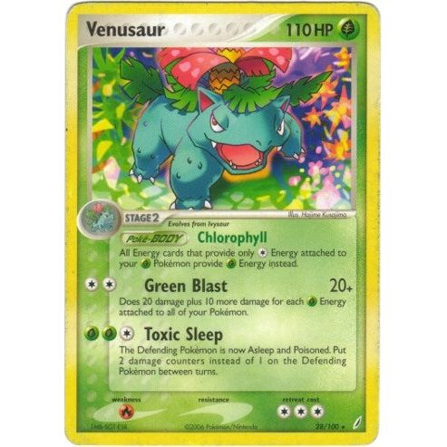 Venusaur - 28/100 (EX Crystal Guardians) (028/100) (PR)