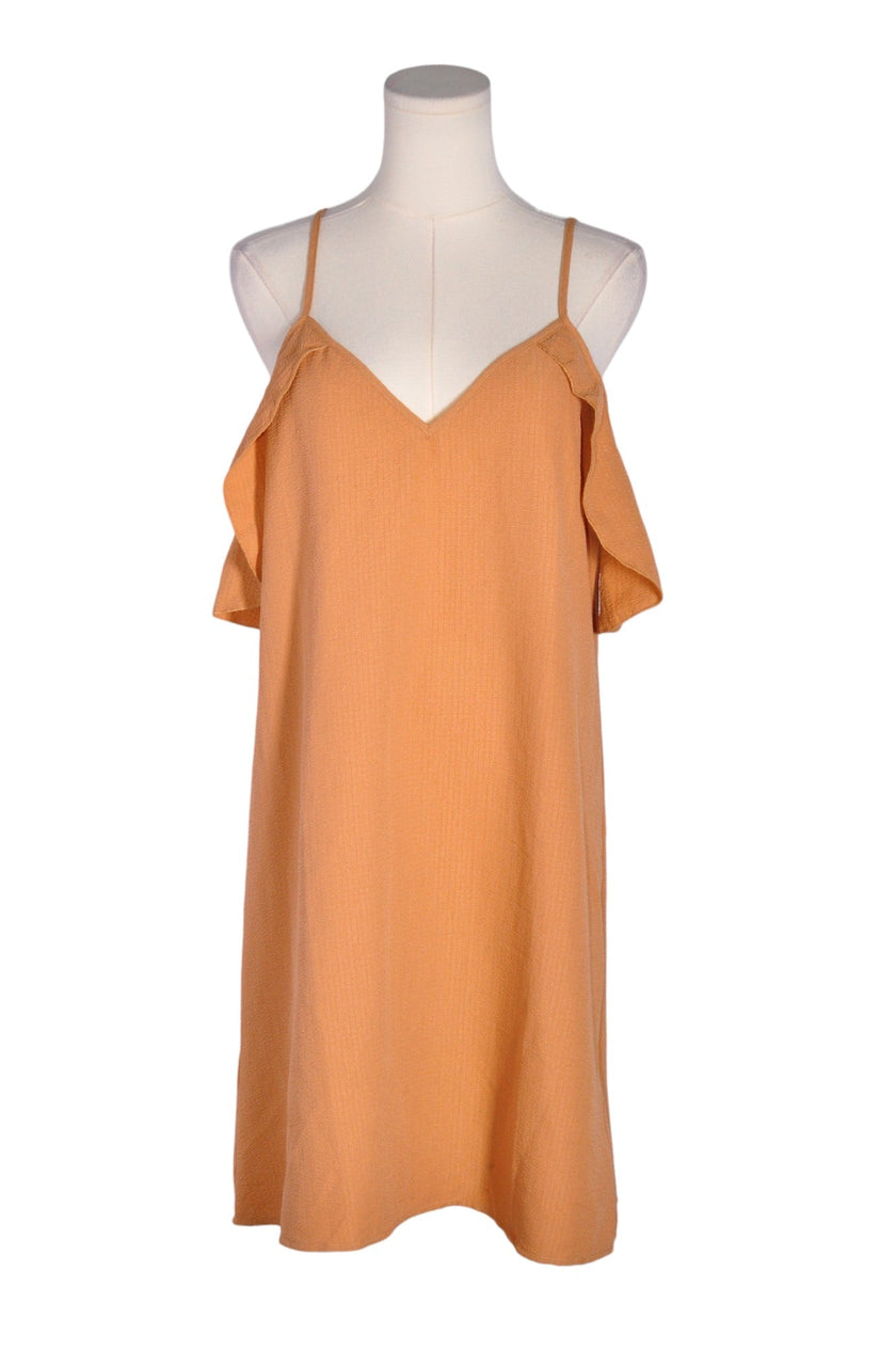 SHEIN Women Drop Waist Dresses Regular fit in Orange - L