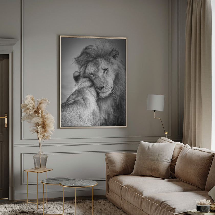 Impression sur toile : Wall art African Love !