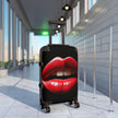 Carry-On Suitcase - Bold Red Lips Travel Luggage Cover
