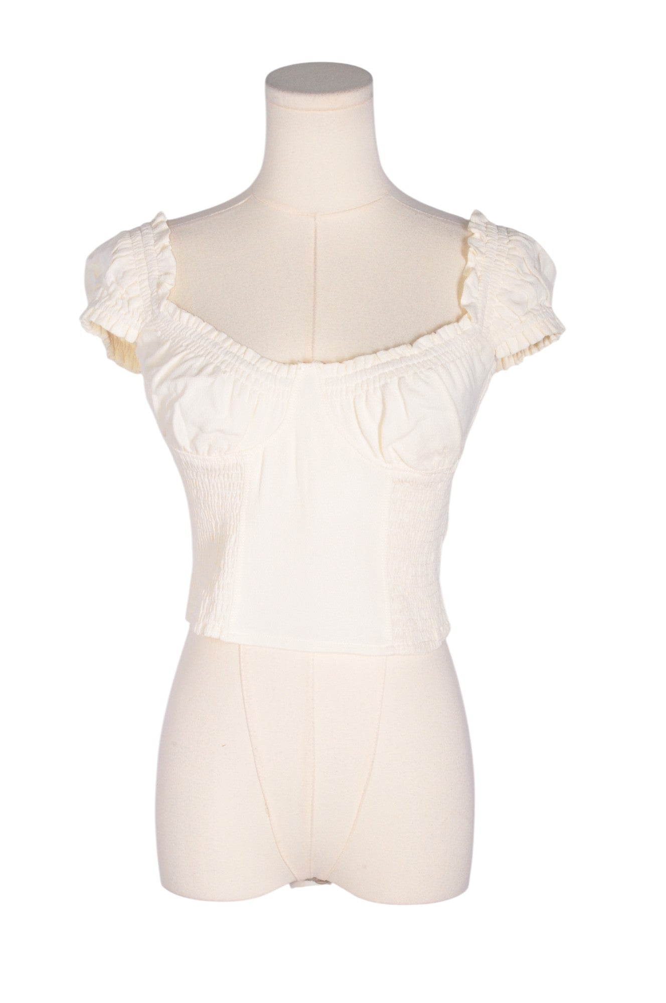 ASTR Women Crop Tops Regular fit in White - S