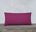 Throw Pillow Cover | 24 x 12 | Edgy