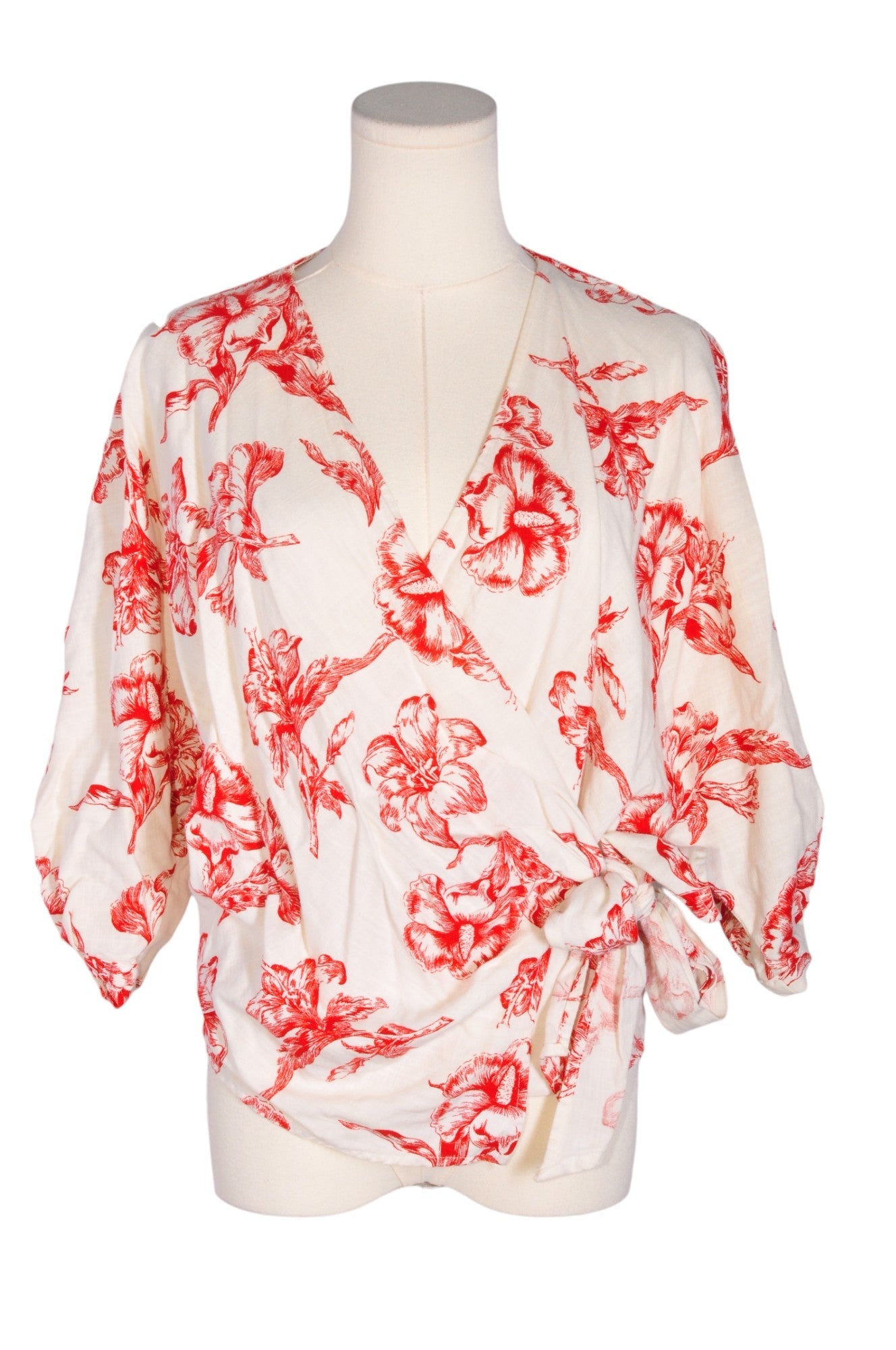 ZARA Women Blouses Regular fit in Red - XS