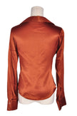 ZARA Women Button Down Tops Regular fit in Red - S