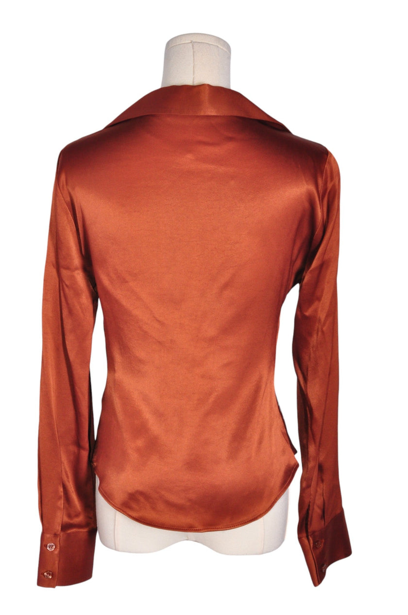 ZARA Women Button Down Tops Regular fit in Red - S