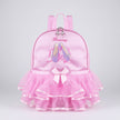 Girls Pink Ballet Dance Backpack – Satin Tutu Ruffle Kids Dance Bag