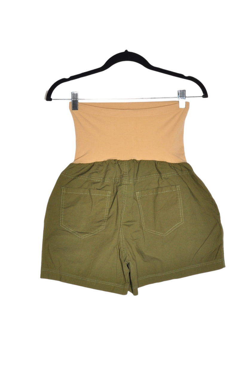 MOTHERHOOD Women Classic Shorts Regular fit in Green - L