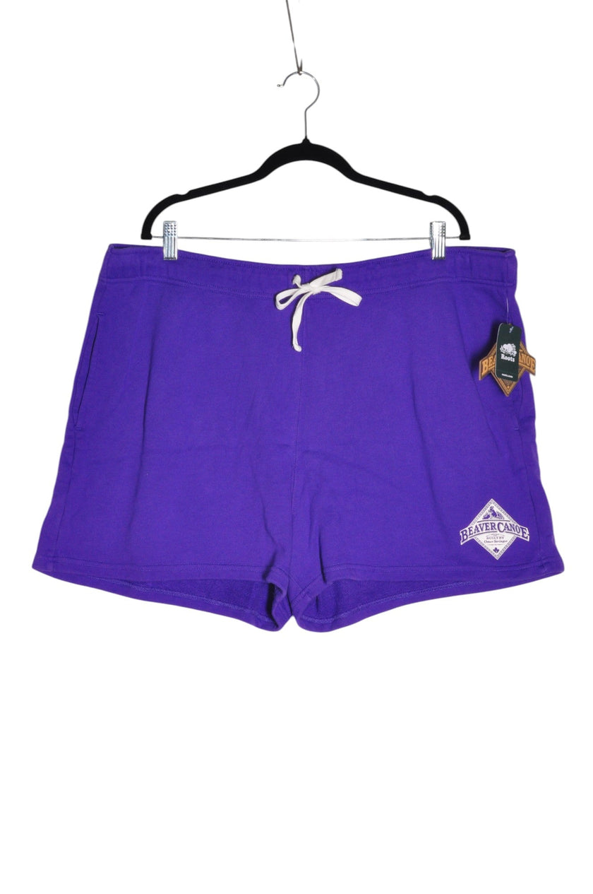 ROOTS Women Classic Shorts Regular fit in Purple - XXL