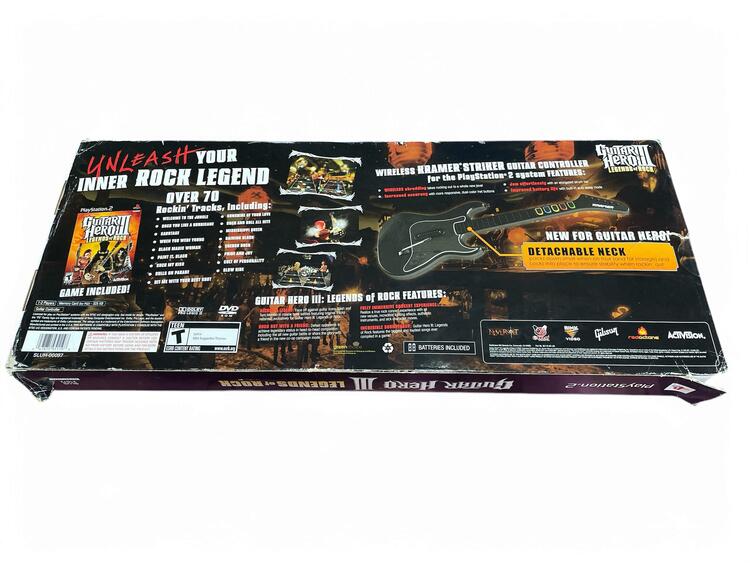 Guitar Hero III - Legends of Rock  -  PS2 Bundle (usagé)