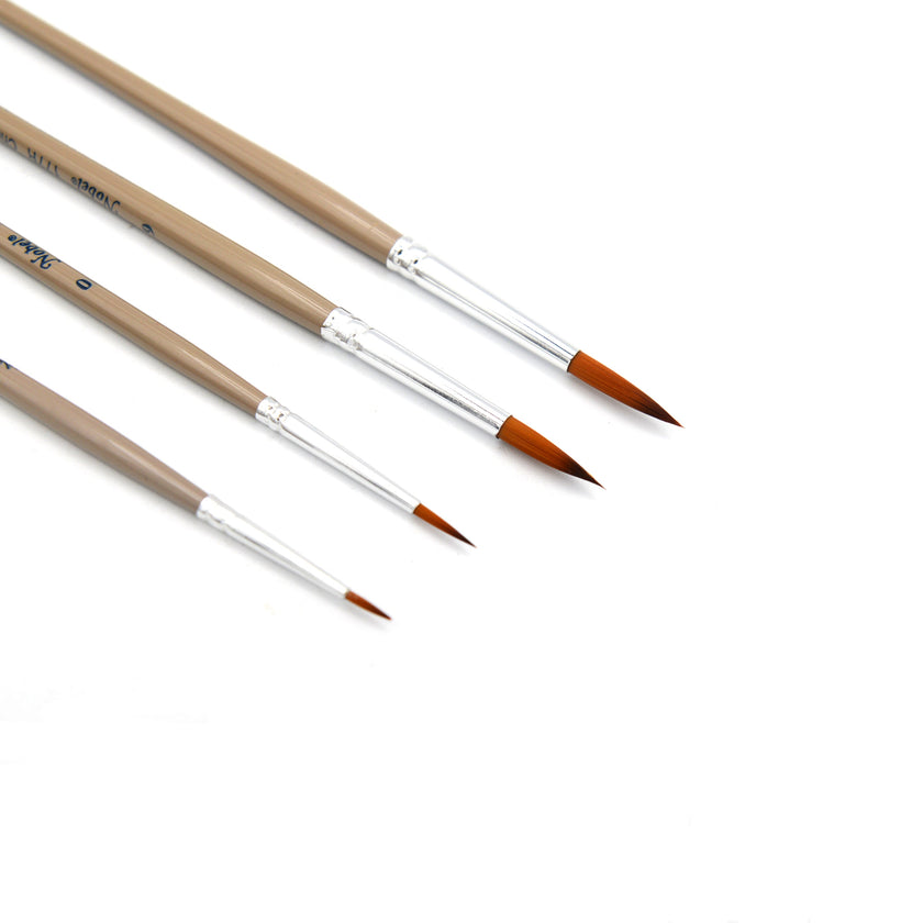 Comet - Golden Synthetic Short Handle Brush
