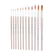 Comet - Golden Synthetic Short Handle Brush