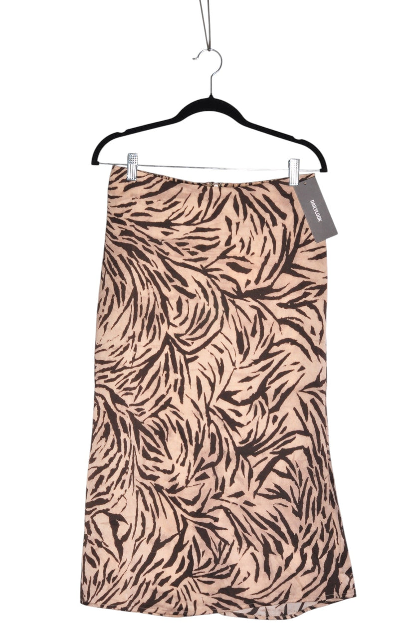 DRESS FORUM Women Casual Skirts Regular fit in Beige - M