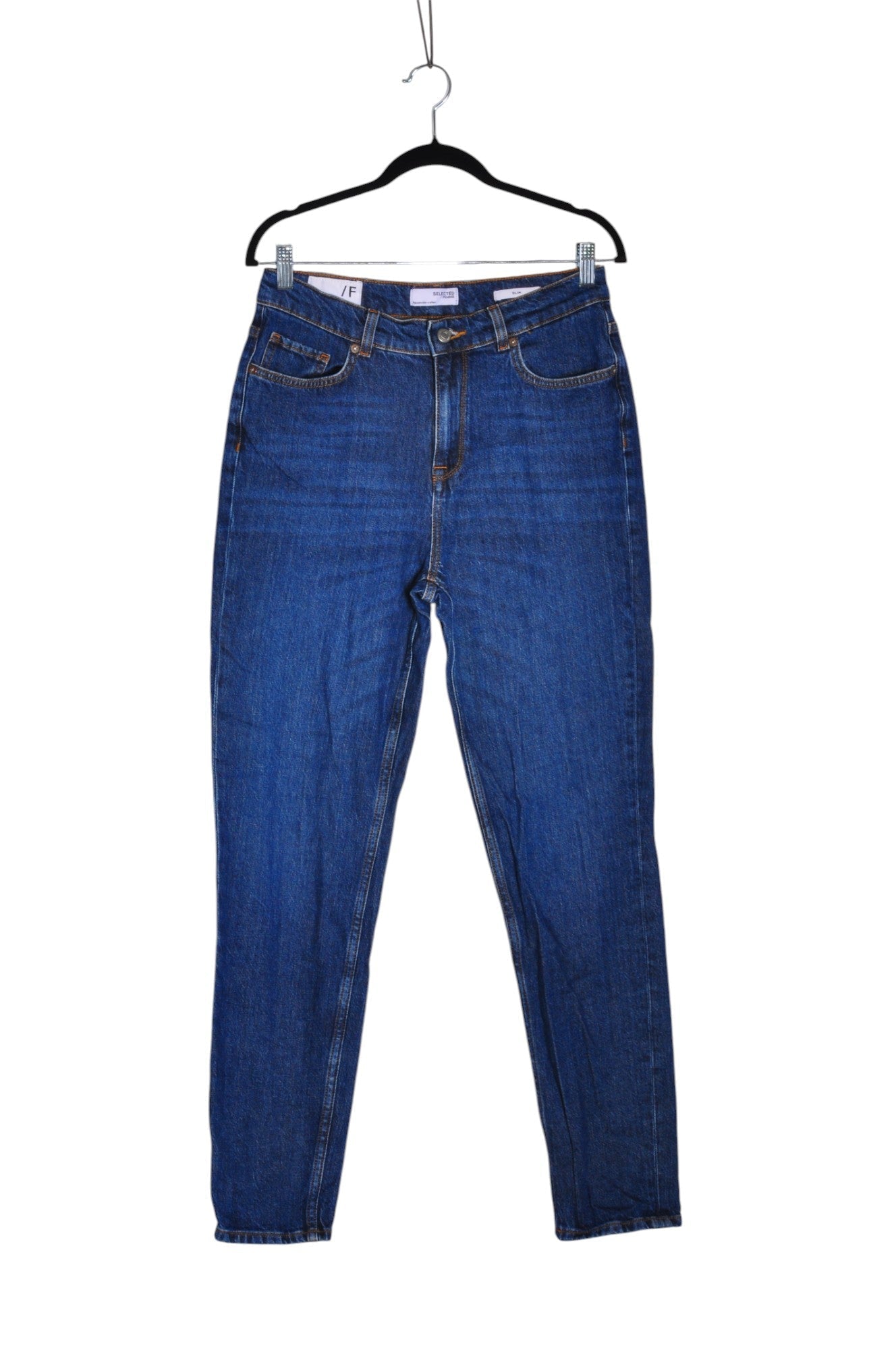 UNBRANDED Women High-Waisted Jeans Regular fit in Blue - 29