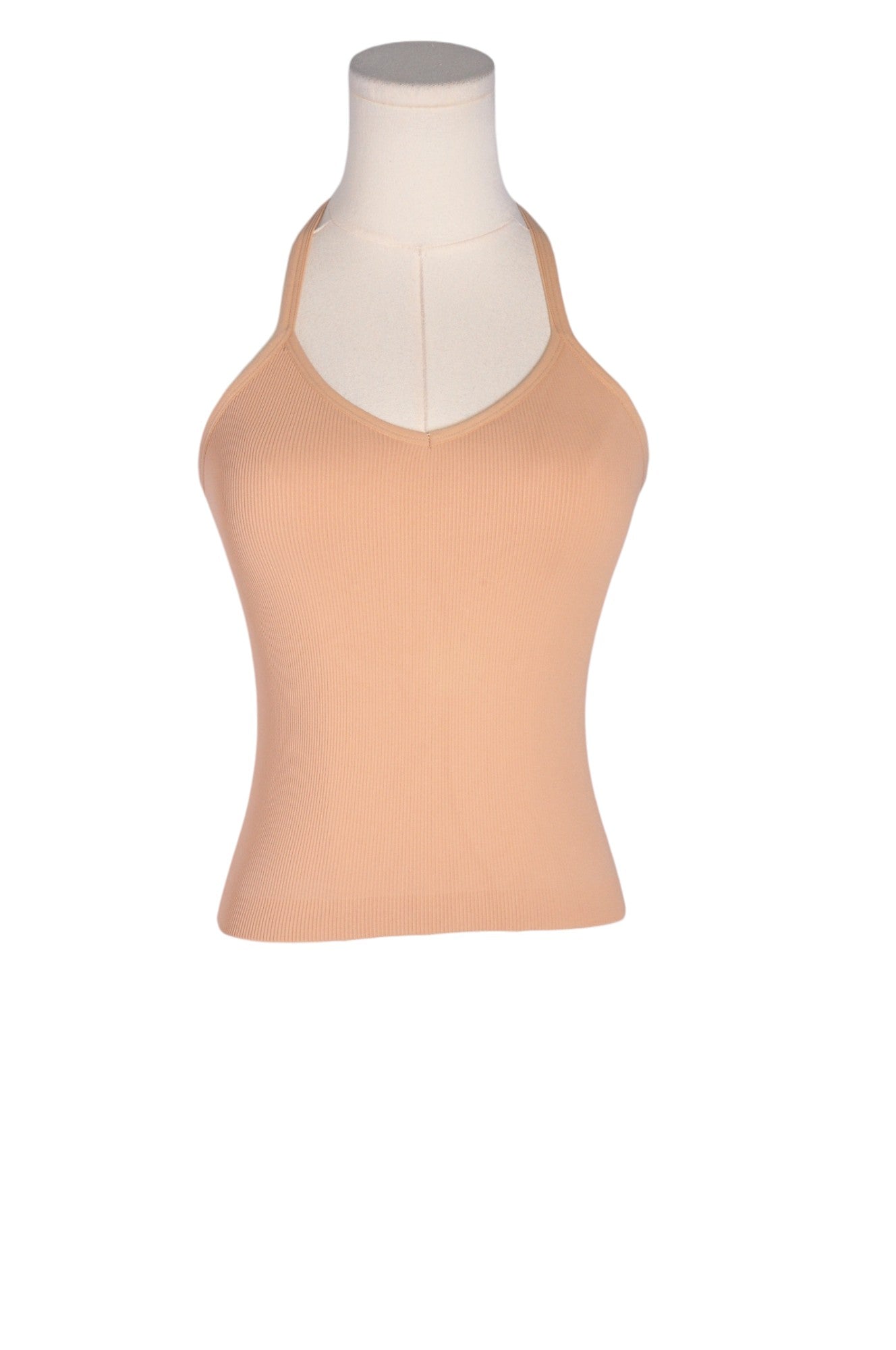 ARUKI Women Halter Tops Regular fit in Beige - S