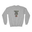 Maple Stick Youth Crewneck Sweatshirt – Our Game Sweater, Canadian Pride
