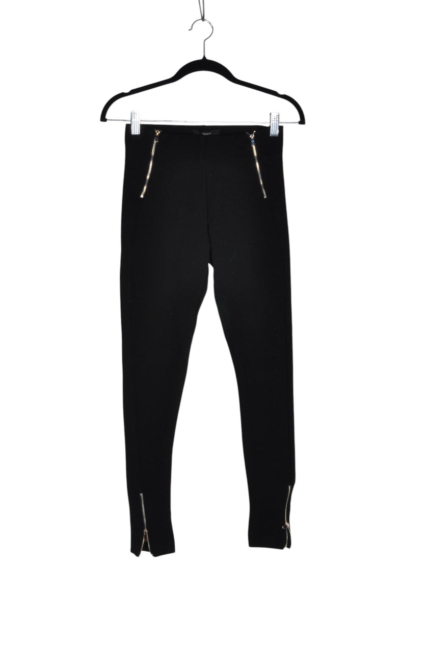 FOREVER 21 Women Work Pants Regular fit in Black - XS