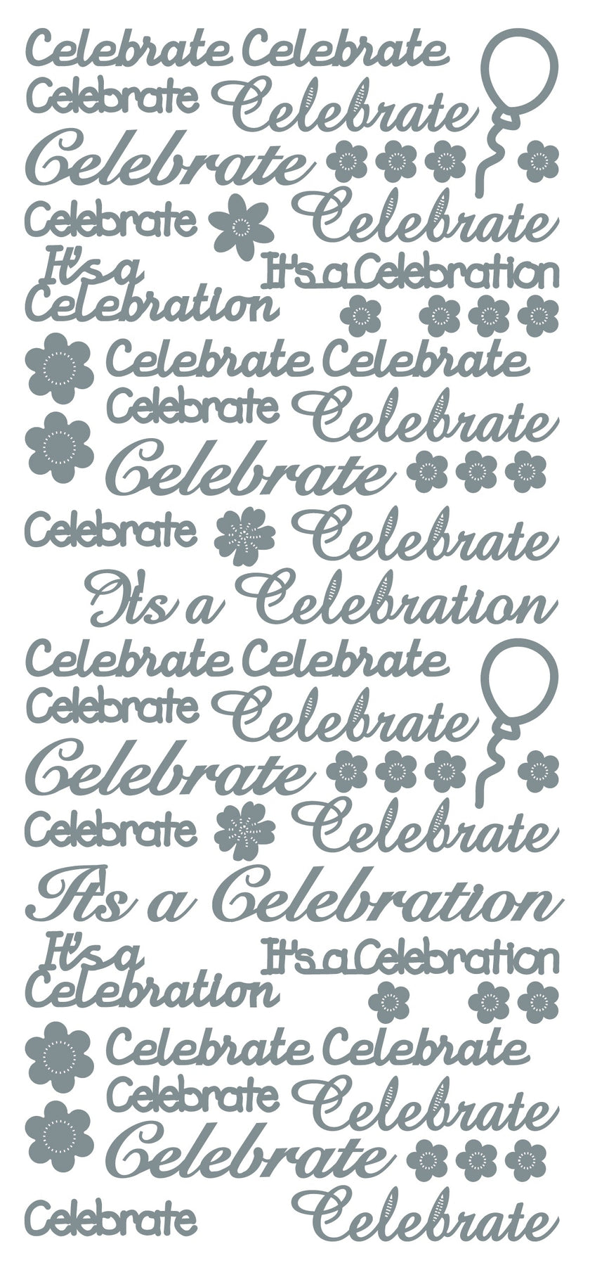 Peel Off Stickers - Celebrate