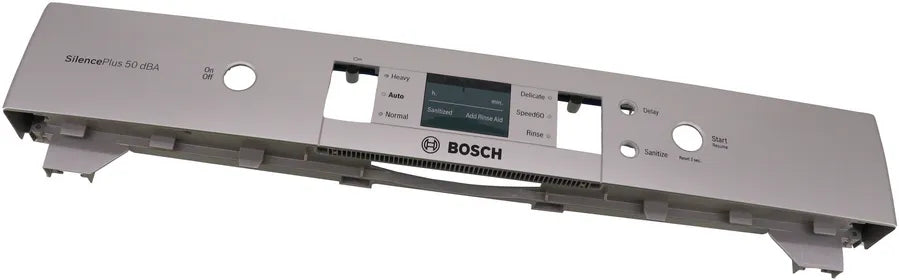 Bosch Dishwasher Facia Panel Part 00777874 -Silver