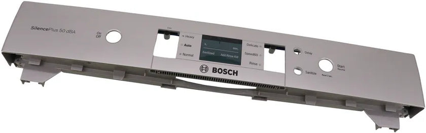 Bosch Dishwasher Facia Panel Part 00777874 -Silver