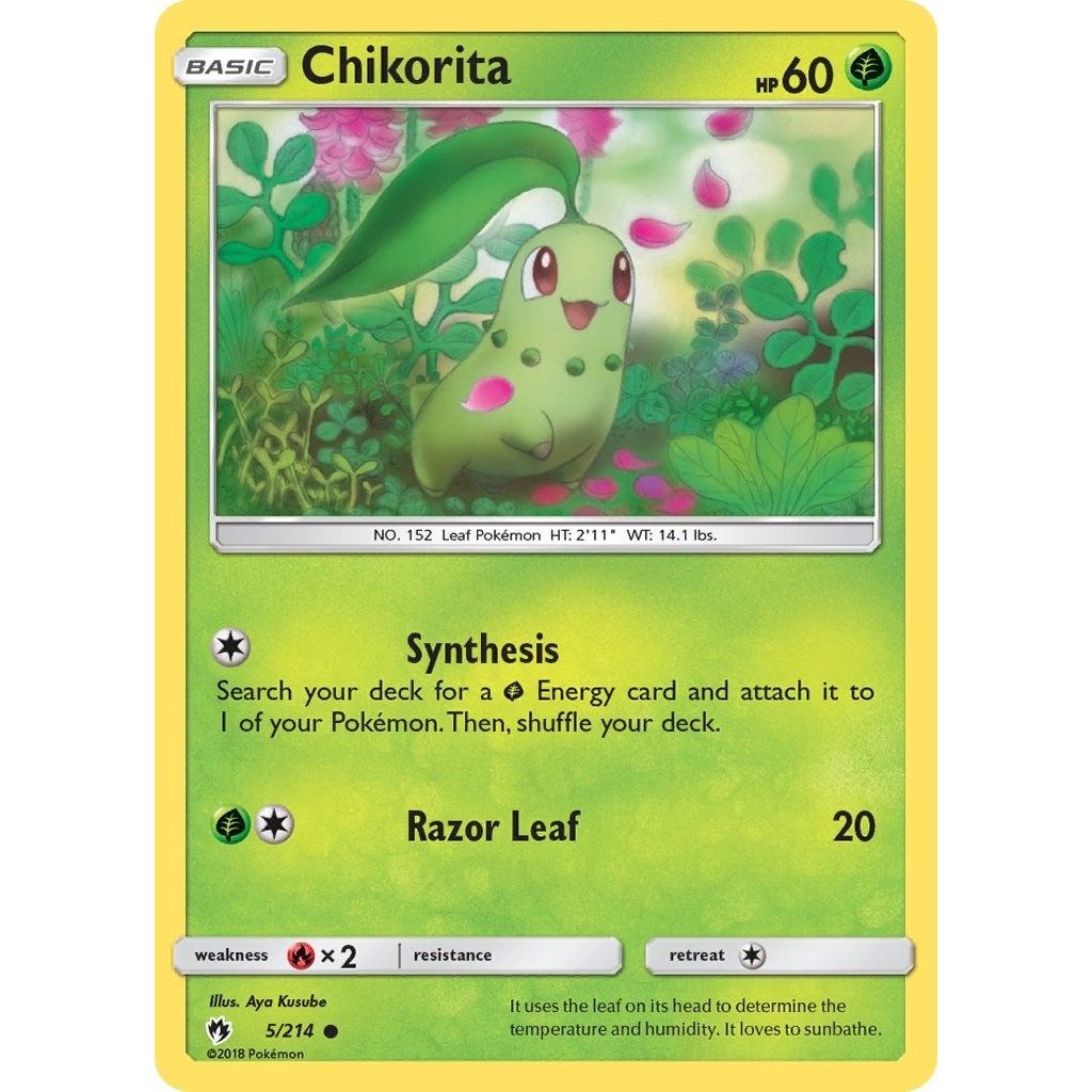 Chikorita (5) (5/214) (SM8)