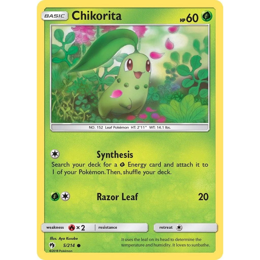 Chikorita (5) (5/214) (SM8)