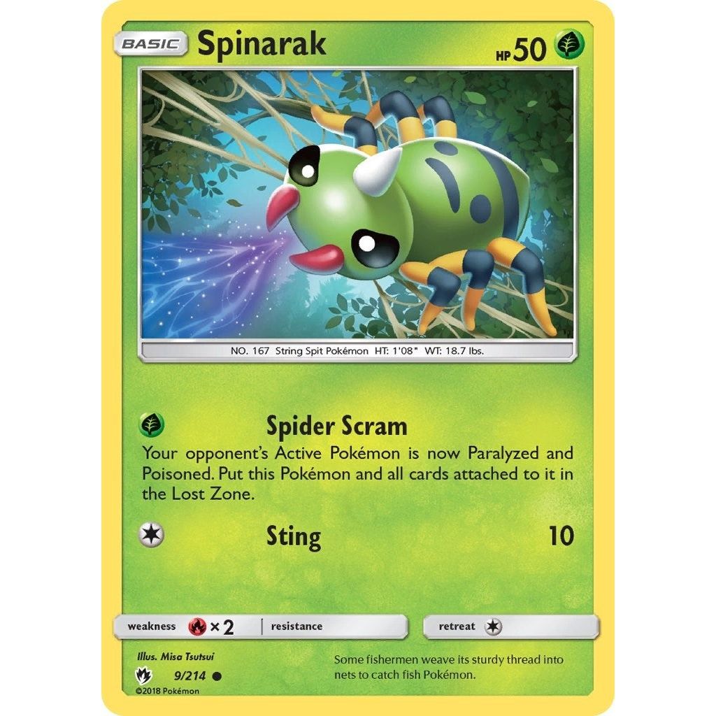 Spinarak (9/214) (SM8)