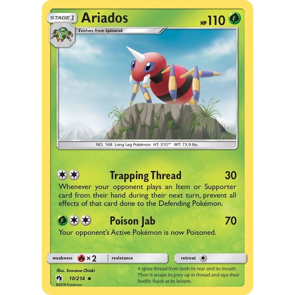 Ariados (10/214) (SM8)
