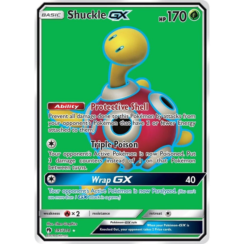 Shuckle GX (Full Art) (195/214) (SM8)