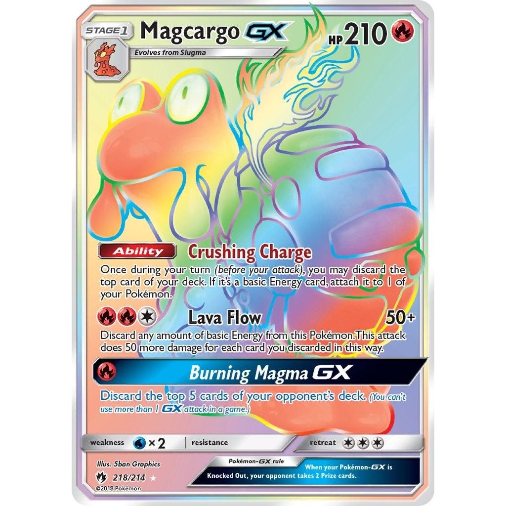 Magcargo GX (Secret) (218/214) (SM8)