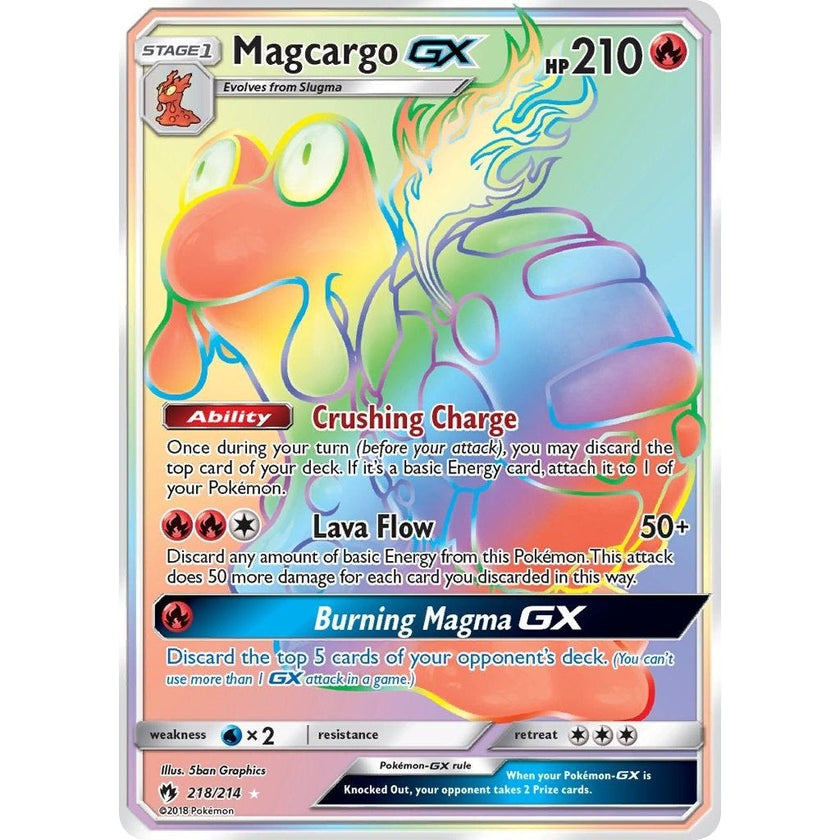 Magcargo GX (Secret) (218/214) (SM8)