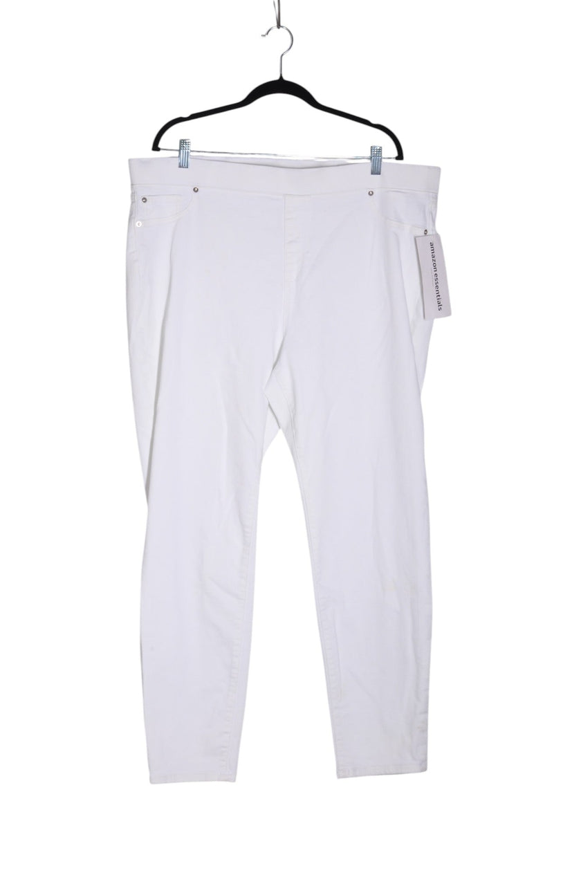 AMAZON ESSENTIALS Women Work Pants Regular fit in White - 20