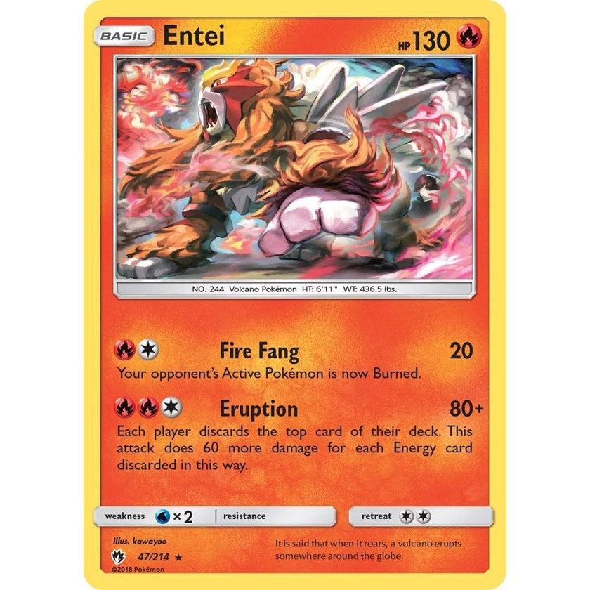 Entei (47/214) (SM8)