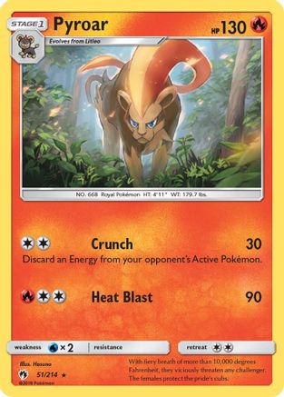 Pyroar/214 - SM  Lost Thunder