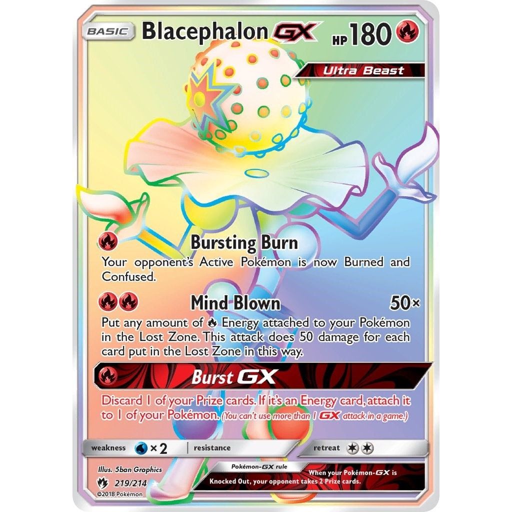 Blacephalon GX (Secret) (219/214) (SM8)